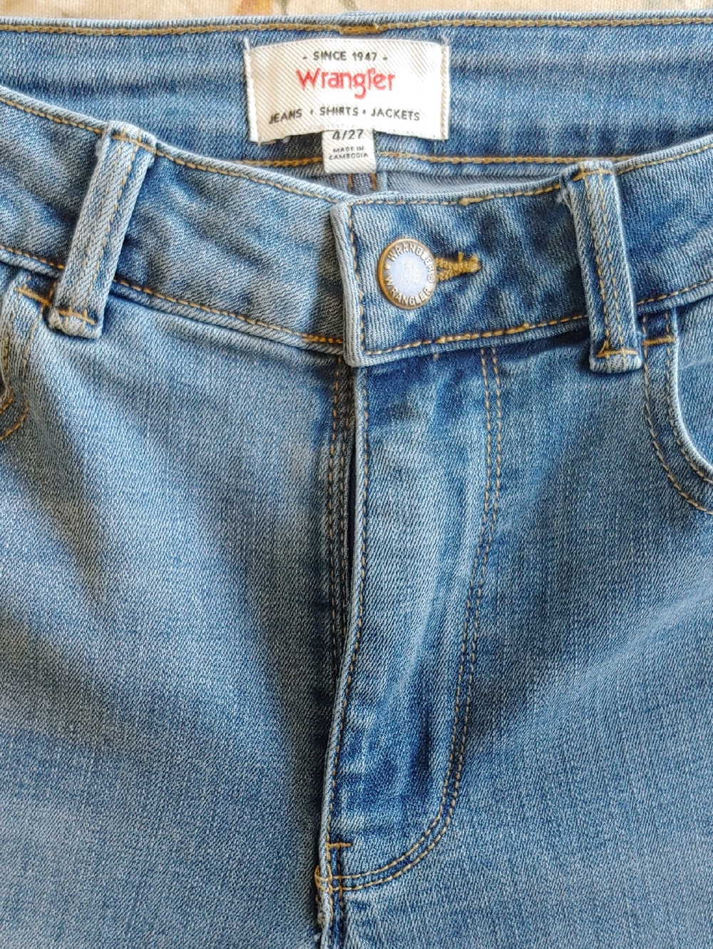 Wrangler Women's Bootcut Light Blue Denim Jeans Size 4 - Picture 6 of 16